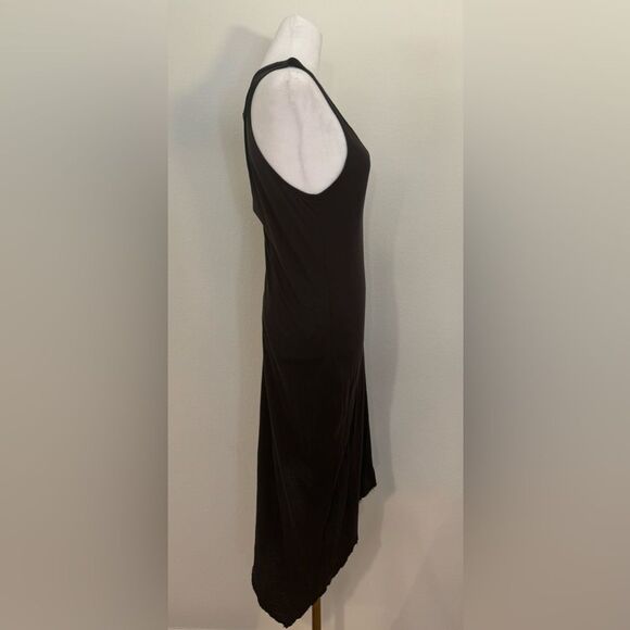 Alternative Apparel Asymmetrical Raw Hem Dark Gray Dress Women’s Size Medium - Picture 5 of 10